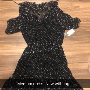 Black spring/summer dress